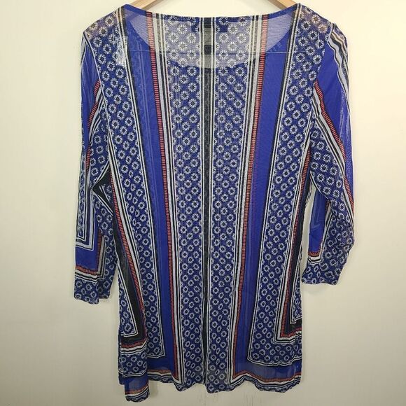 INC International Concepts Sheer Boho Blouse. **No Cami - Picture 9 of 10